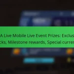 NBA Live Mobile Live Event Prizes: Exclusive packs, Milestone rewards, Special currency