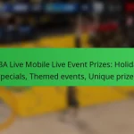 NBA Live Mobile Live Event Prizes: Holiday specials, Themed events, Unique prizes