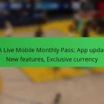NBA Live Mobile Monthly Pass: App updates, New features, Exclusive currency