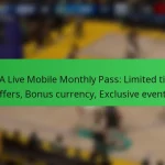 NBA Live Mobile Monthly Pass: Limited time offers, Bonus currency, Exclusive events