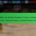 NBA Live Mobile Redeem Codes: Holiday Specials, Themed Packs, Limited Edition Items
