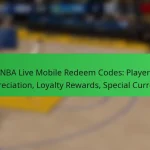 NBA Live Mobile Redeem Codes: Player Appreciation, Loyalty Rewards, Special Currency