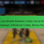 NBA Live Mobile Redeem Codes: Social Media Giveaways, Influencer Codes, Bonus Packs