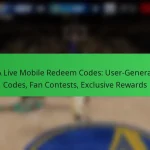NBA Live Mobile Redeem Codes: User-Generated Codes, Fan Contests, Exclusive Rewards